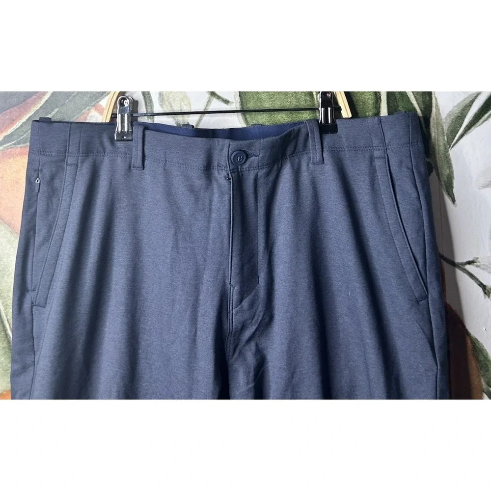 Tommy Bahama Mens 36 x 30 Blue Performance Pants Stretch Waist Pockets
